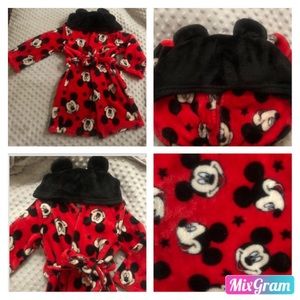 MICKEY MOUSE 2T/3T TODDLER ROBE